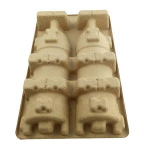 เยื่อกระดาษรีไซเคิล1ขวดถาดผู้ส่งไวน์ - Product Image 6