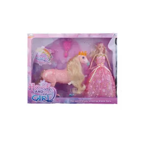 뷰티 세트 소녀 장난감 인형 말 장난감
