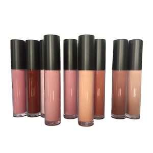 Etiqueta Privada vegano lindo Rosa natural pura de maquillaje cosméticos brillo de labios para las niñas - Product Image 1