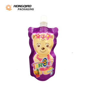 Reutilizable de plástico de pie líquido bebida de jugo de embalaje decía bolsas con tapa - Product Image 2