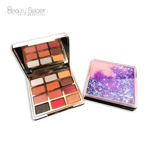 Venta al por mayor de sombra de ojos pigmento paleta metálica arenas movedizas brillo paleta de sombra de ojos - Product Image 1