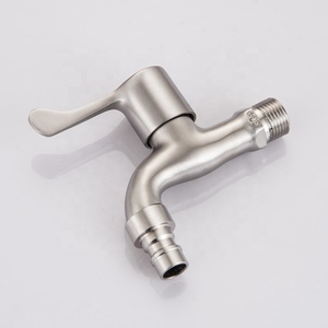 Prix usine vente chaude robinet à bavette mural 304 acier inoxydable Bibcock eau froide 1/2 ''robinet à bavette - Product Image 5