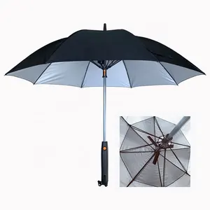 Guarda-chuva reto personalizado com ventilador e água, sol solar anti uv, YS-1103