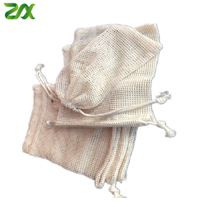 Nhà Máy Bán Buôn Thân Thiện Với Môi Tái Sử Dụng Bông Lưới Giặt Túi Có Thể Giặt Túi Lưu Trữ - Product Image 5