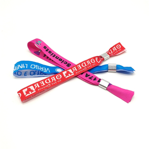डिजाइन अपनी खुद की घटना एक समय कपड़े wristband व्यापार उपहार पॉलिएस्टर Wristbands - Product Image 3