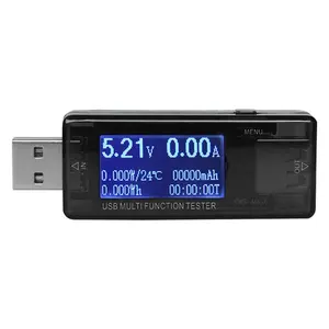 KWS-MX16 USB Tester Current Voltage Digital Display Charger Capacity Doctor Power Bank Meter Voltmeter Ammeter 4V-30V 0-5A