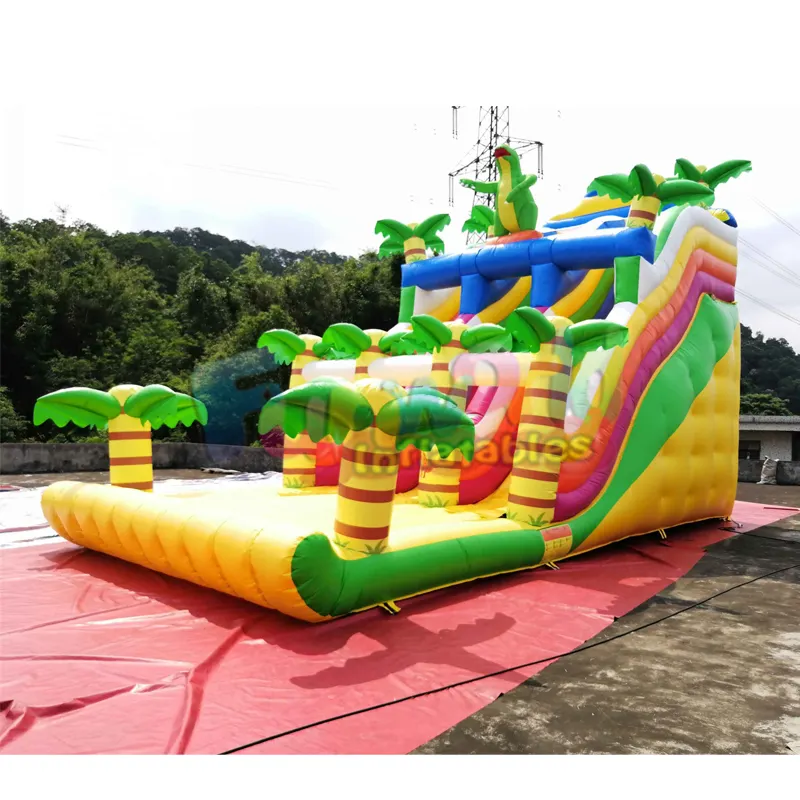 Adults slide inflatable dry slides bounce castle dragon slide inflatable
