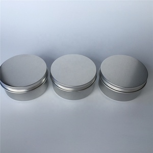 200ml kim loại tin có thể nến container hộp Nhôm Vòng Jar nồi với vít Top Nắp - Product Image 4