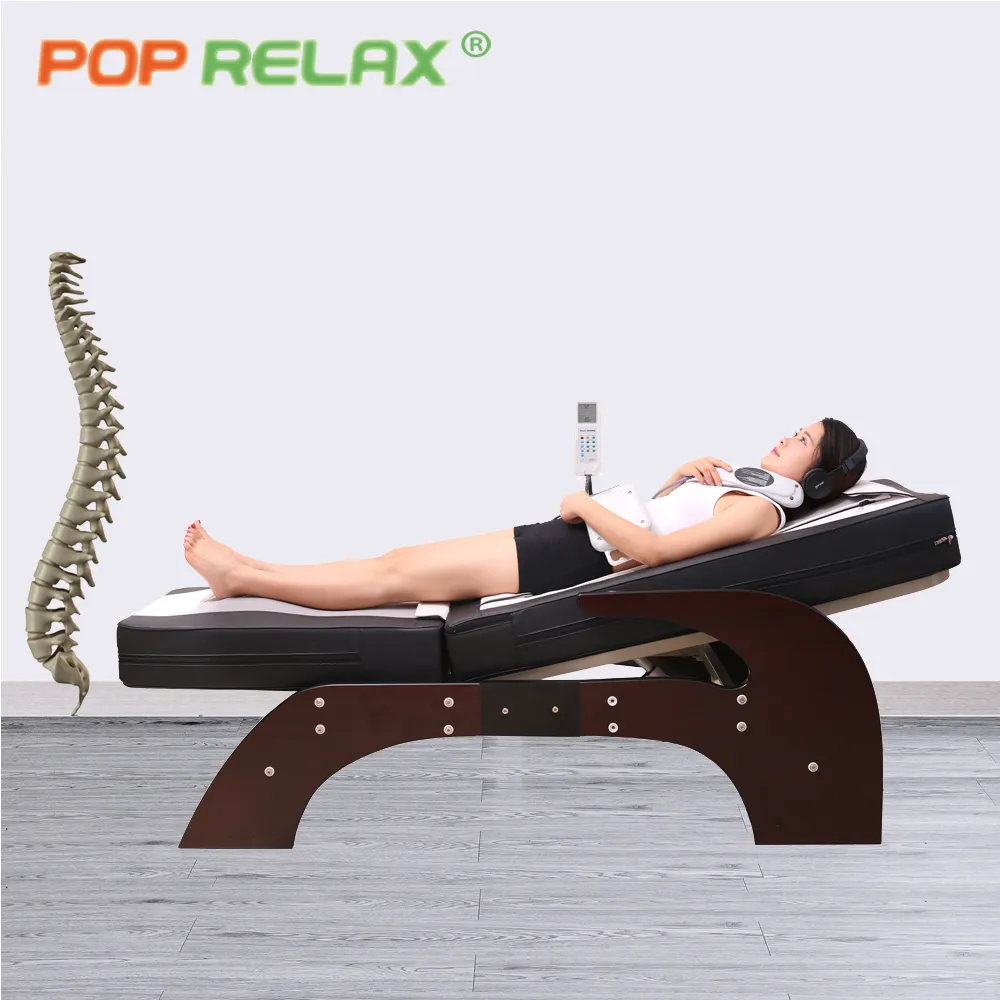 Pop Relax Thermische Korea Muziek Jade Massage Bed Hot Stone Rolling Therapeutische Elektrische Verwarming Spine Care Massage Bed