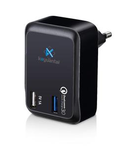 2017 Qualcomm carga rápida 3.0 2.0 5v1a con QC 3.0 dual USB Travel QC 3.0 cargador de pared - Product Image 3