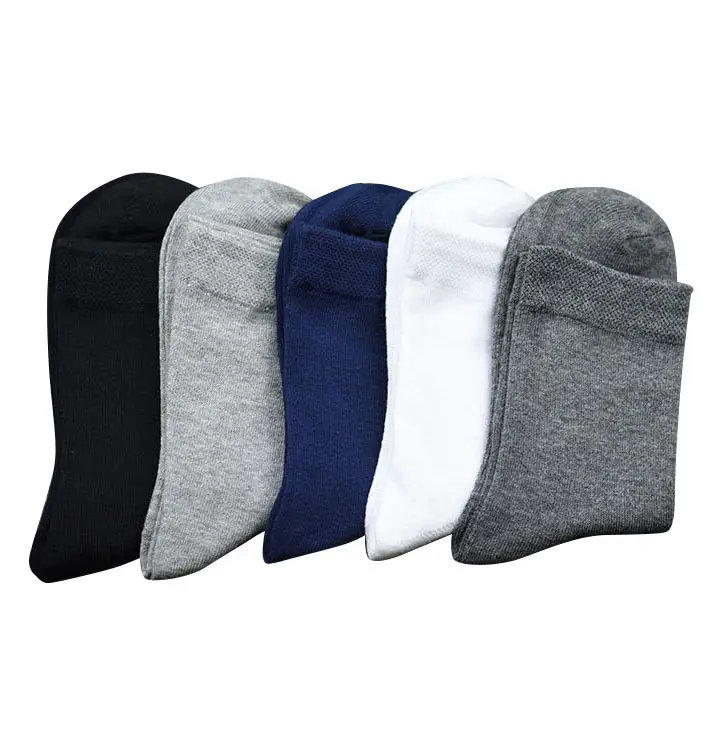 New Arrivals High Quality Fashion Cotton Business Casual Men's Socks Middle Tube Socks Factory Wholesale