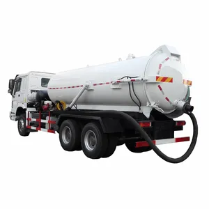 HOWO 6x6 371hp off road 12000L hochdruck vakuum saug lkw verwendet vakuum abwasser lkw