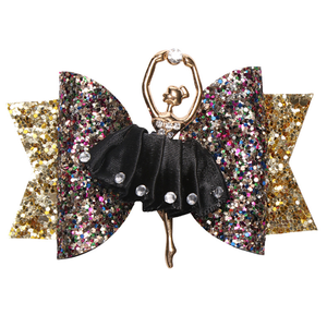 Nuevo <span class=keywords><strong>Ballet</strong></span> niñas <span class=keywords><strong>pelo</strong></span> Clips chicas bailando <span class=keywords><strong>Ballet</strong></span> arcos <span class=keywords><strong>pelo</strong></span> Clips brillo fiesta princesa Harpins accesorios para el cabello - Product Image 4