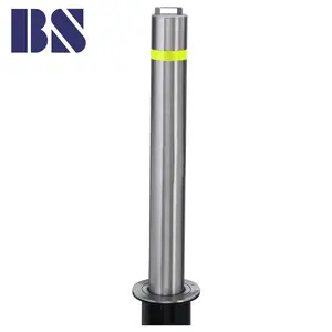 手动安全护柱钢伸缩式护柱原始设备制造商和ODM手动操作伸缩式护柱价格停车柱锁
