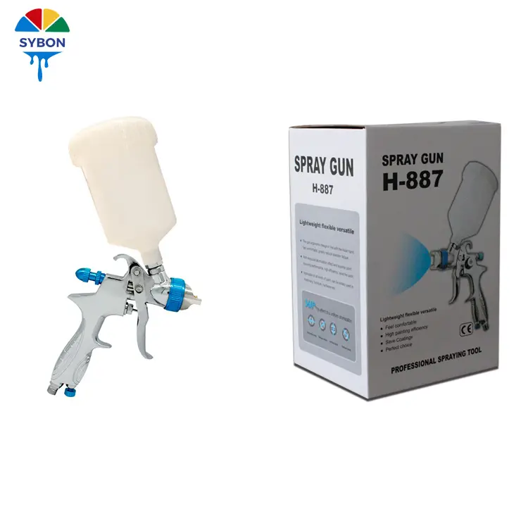 Super price HVLP 600ML 1.4mm 1.3mm Gravity Spray Gun High Quality Gravity HVLP Spray Gun Pneumatic Pistols