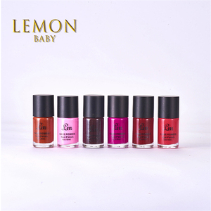 De Lujo permanente pigmentos esmalte de uñas verde planta natural tiras de esmalte de uñas - Product Image 1