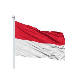 indonesia flag fabrics