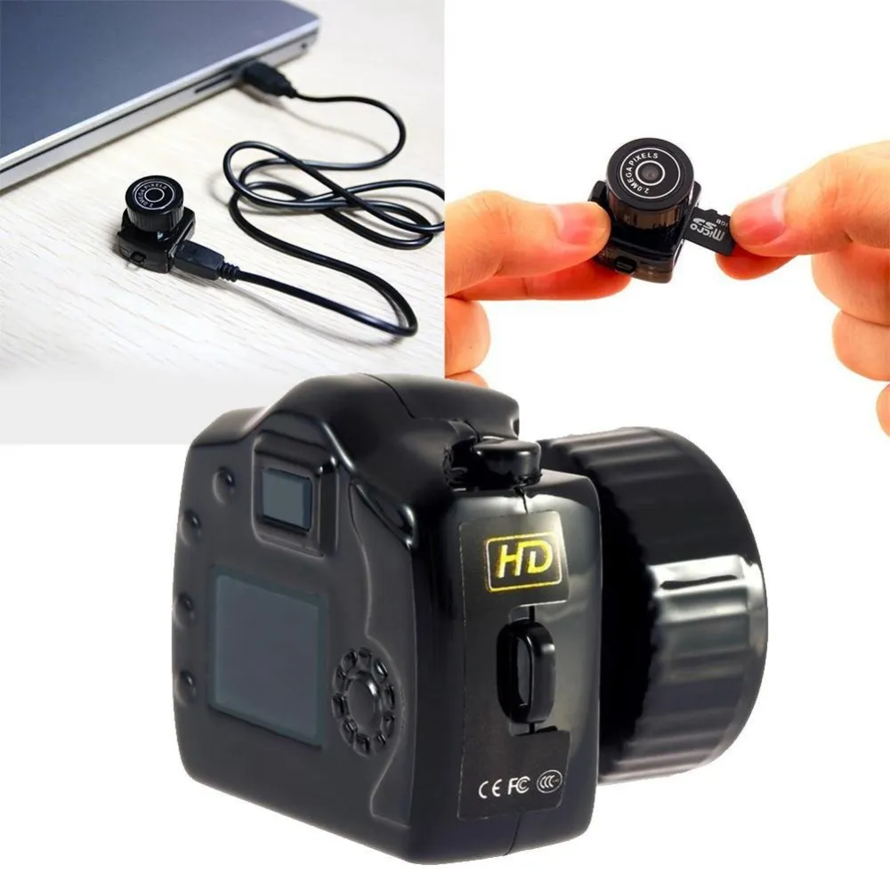 Y2000 Mini Camera Camcorder HD 1080 P Micro DVR Camcorder Draagbare Webcam Video Voice Recorder Camera