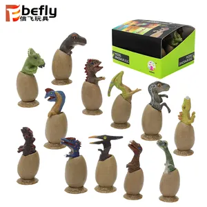 Mini Realistis Museum Souvenir Hadiah Model Plastik Telur Dinosaurus Mainan