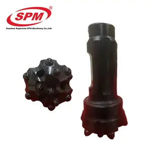 SPM90 90 Mm CIR90 DTH Bit Tekanan Udara Rendah DTH Tombol Bit/Air Rock DTH Hammer Drill Bit