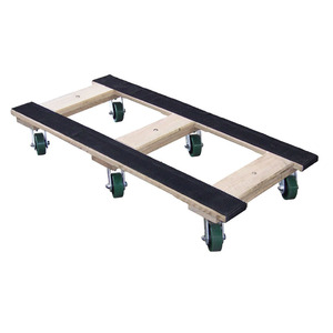 Chariots <span class=keywords><strong>de</strong></span> piano mobiles en bois <span class=keywords><strong>de</strong></span> 30 "x 18" style H avec roulette <span class=keywords><strong>de</strong></span> 4" - Product Image 6