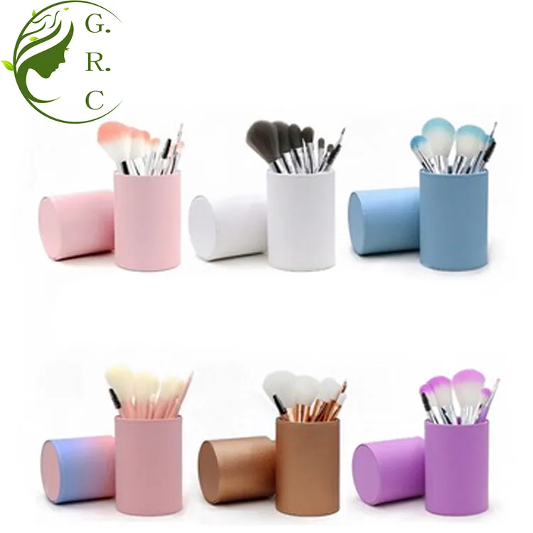 8Pcs Pink Colorful Travel Custom Logo Luxury Professional Brush With Case Kit Cosmetic Make Up Makeup Brush Set Private Label