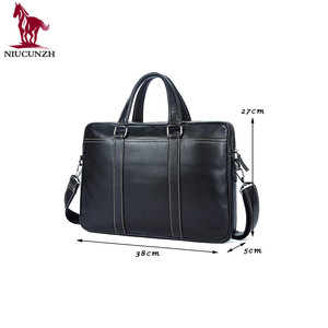 hombres Slim negro hombro bolsas de ordenador portátil, venta al por mayor bolso de los importadores de China - Product Image 1