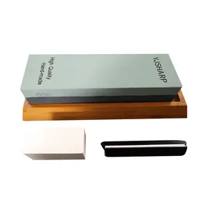 Kitchen Whetstone Sharpening Stones For Knives Double Side Grinding Stone Grit 300/600 Whetstone Knife Sharpening Stone Kit