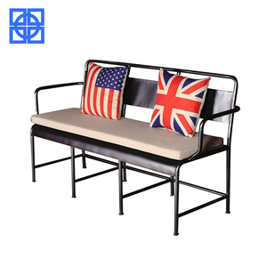 Industrial muebles de restaurante de estilo <span class=keywords><strong>Vintage</strong></span> restaurante barato Booth asientos sofá mesas y sillas para la venta - Product Image 4