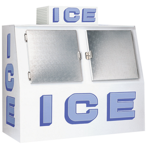 Automatic Defrost commercial indoor and outdoor ice boxes merchandiser