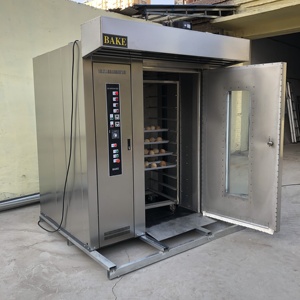 Thiết Bị Làm Bánh Gas Quay Giá Lò Với 32 Khay Xe Đẩy Hot Air Quay Lò Để Bán - Product Image 5