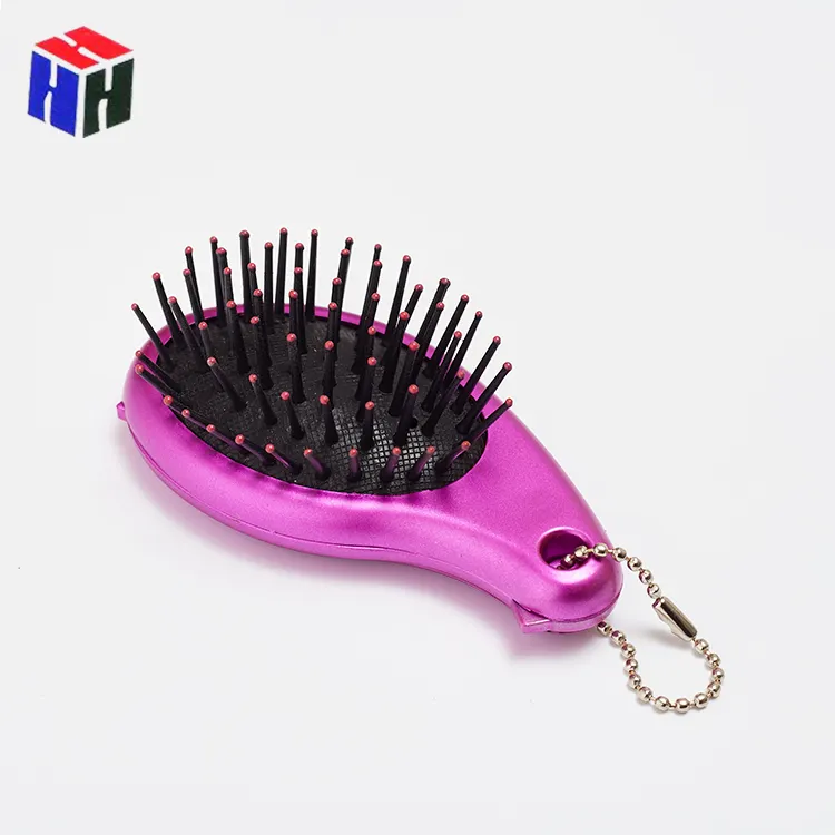 Professionnel mini haute qualité Offre Spéciale vente portable pliage brosse à cheveux avec miroir