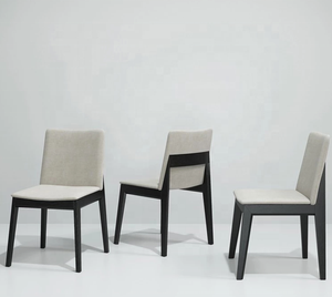 <span class=keywords><strong>Chaise</strong></span> de restaurant blanche de style canadien moderne, <span class=keywords><strong>chaise</strong></span> de salle à manger rembourrée en bois - Product Image 5