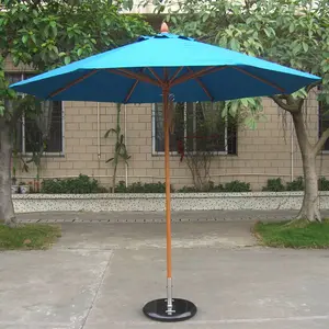 Sombrilla de jardín al aire libre con juego de silla de mesa de picnic al aire libre/parasol jardín