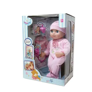 hot sales 16" 40cm Viny1 Material kids toy baby doll Type and Style Silicon Doll Realistic Educational Toy for kids