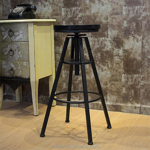 Chine fournisseur d'or vintage style industriel <span class=keywords><strong>forgé</strong></span> de <span class=keywords><strong>fer</strong></span> en métal <span class=keywords><strong>tabouret</strong></span> de bar bases - Product Image 3