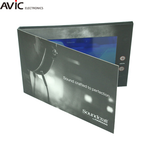 Usine vente directe Lcd Lecteur Vidéo <span class=keywords><strong>Carte</strong></span> D'instruction 7 pouces Anniversaire <span class=keywords><strong>carte</strong></span> De Vœux Vidéo Brochure - Product Image 4