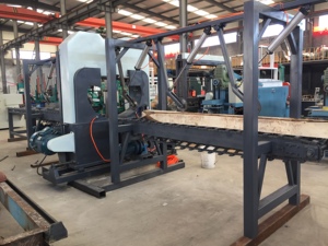 Automático Doble tronco Vertical máquina de sierra de <span class=keywords><strong>cinta</strong></span> para corte de tronco de árbol - Product Image 4