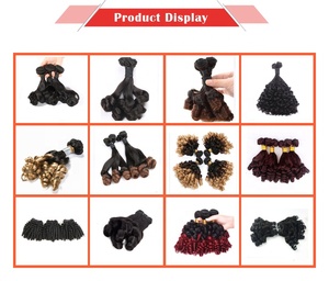 Cabello humano 100%, vendedores de cabello Virgen al por mayor, Paypal, acepta rizos hinchables, paquetes de cabello virgen Funmi - Product Image 6
