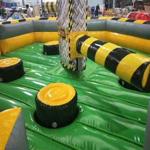 Máquina de juego inflable del curso del desafío del Wipeout del derretimiento de <span class=keywords><strong>la</strong></span> fusión del acontecimiento al aire libre de l - Product Image 5