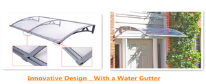 Polycarbonaat regen onderdak luifel dekt zon luifel voor deur en raam - Product Image 3