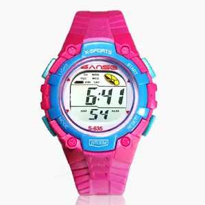 SANSE S-635 OEM डिजाइन रंगीन बच्चों डिजिटल पानी प्रतिरोधी relojes घड़ी कार्टून लड़कों लड़कियों घड़ी