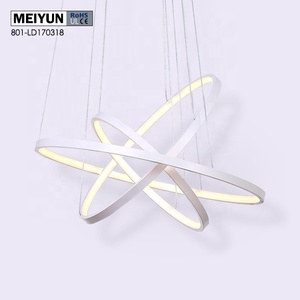 Nuevo diseño de anillo de Metal moderno LED lámparas de luz de techo - Product Image 4