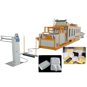 Good price ps foam plastic food box/plate making machine full-automatic clamshell forming machine