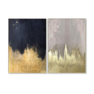 Moderno arte de la pared hecha a mano abstracto de oro de pintura <span class=keywords><strong>al</strong></span> óleo sobre lienzo - Product Image 3