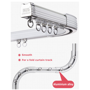 ZSTARR fabbrica fornitura pesante di 5m di alluminio tenda binario palco/tenda per uso domestico Hotel realizzato in lega di metallo resistente - Product Image 3