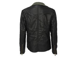 Hombre abrigo luz cálida buena reputación Denim, chaqueta <span class=keywords><strong>de</strong></span> cuero <span class=keywords><strong>de</strong></span> <span class=keywords><strong>la</strong></span> PU - Product Image 4