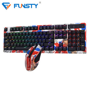 2018 FUNSTY Coloré Ordinateur <span class=keywords><strong>Gaming</strong></span> Souris Et <span class=keywords><strong>Clavier</strong></span> Combo - Product Image 5