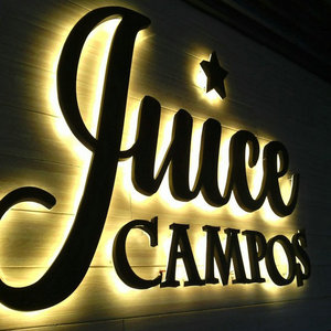 Letrero publicitario Led personalizado 3D para exteriores, letrero LED de acero inoxidable, tablero de letrero iluminadas con letras del <span class=keywords><strong>alfabeto</strong></span> - Product Image 6