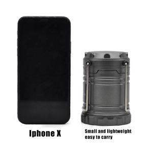 Lanterne LED portable COB Clover ABS, mini lampe blanche, utilisation en extérieur, jardin, suspension, étanche IP44, 3 piles AAA, urgence - Product Image 5